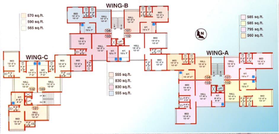 Shree Shubham floor plan 1