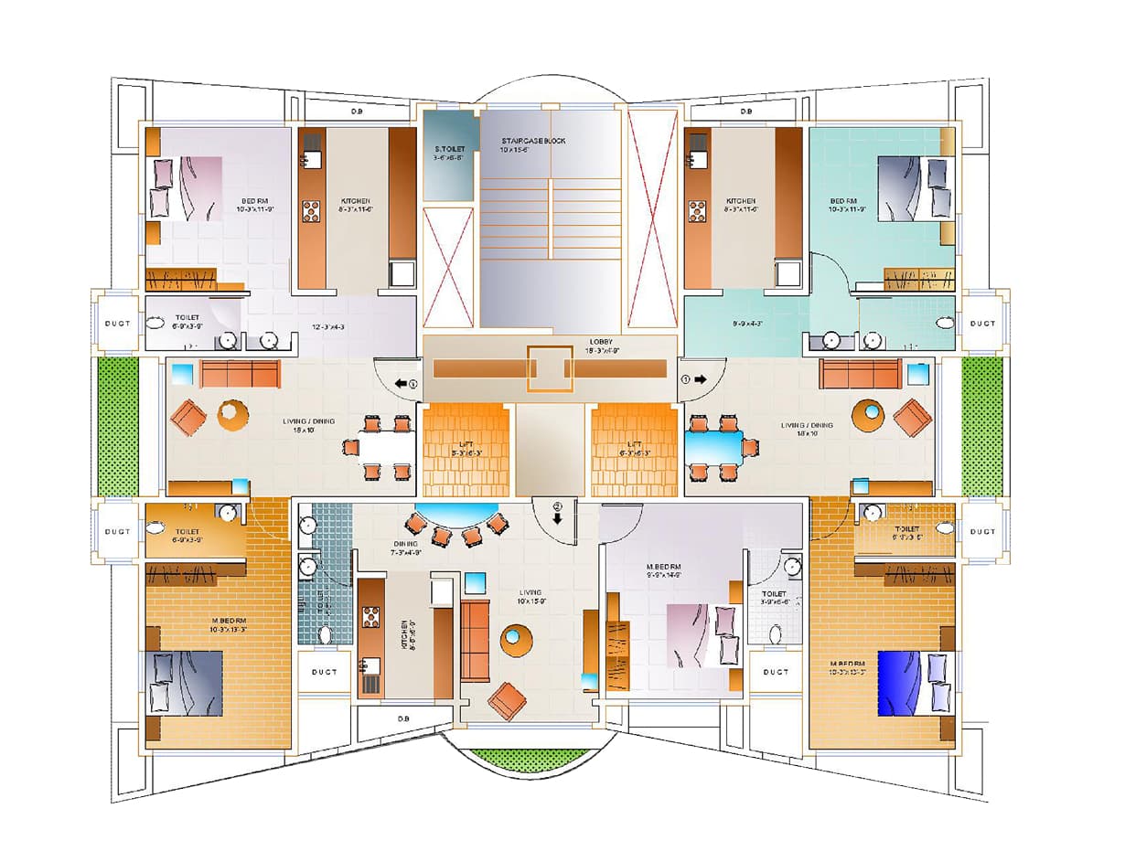 Shree Sumukh Heights floor plan 1