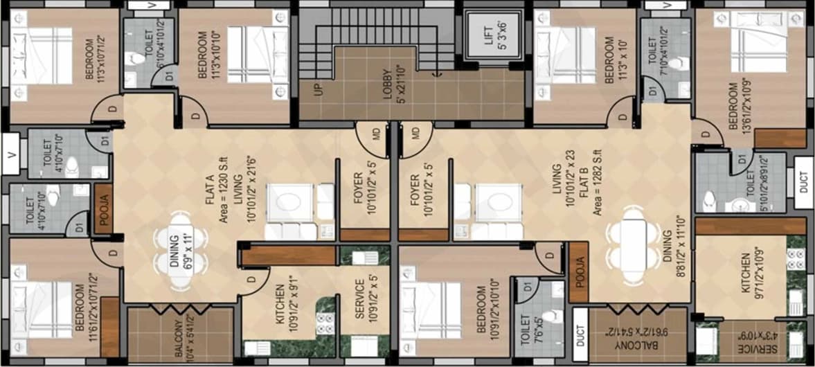 Sumukh Snow White floor plan 1